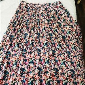 Disney Cinderella collection floral pleated skirt